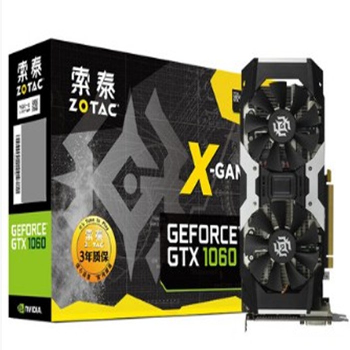 索泰 GTX1060-6GD5 X-Gaming OC電腦游戲獨(dú)立顯卡 臺(tái)式機(jī)顯卡