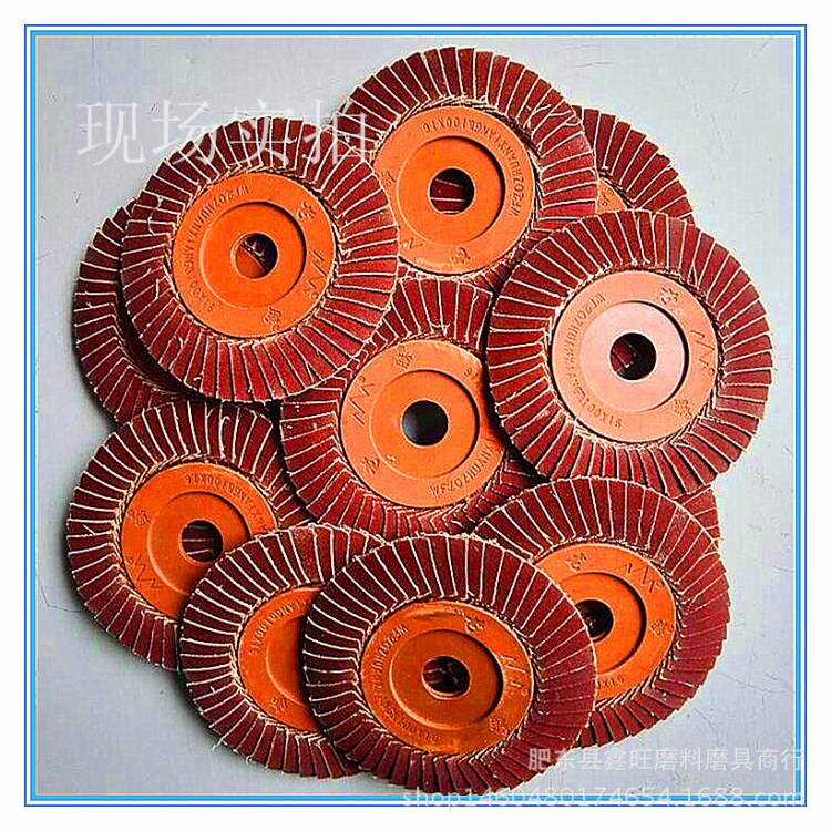 廠家直銷光大100 龍騰 花形頁輪花型葉輪/千葉輪 百葉片拋光輪