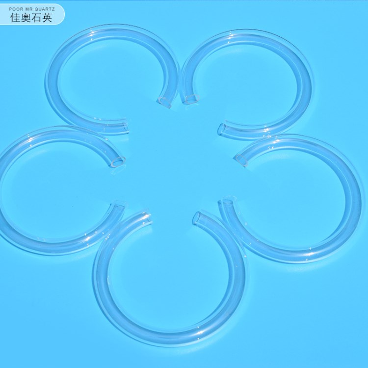 供應石英全圓管 異型管 彎管 石英管加工 來圖定制 廠家直銷