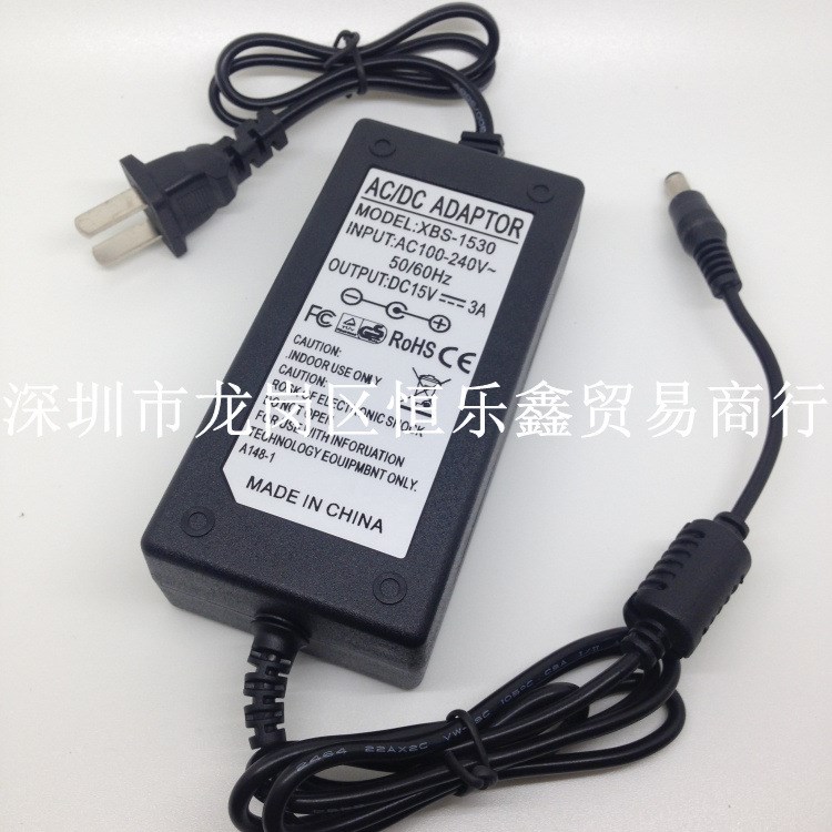 雙線15v3a桌面式電源適配器 拉桿音響 特美聲音箱 電瓶音箱充電器
