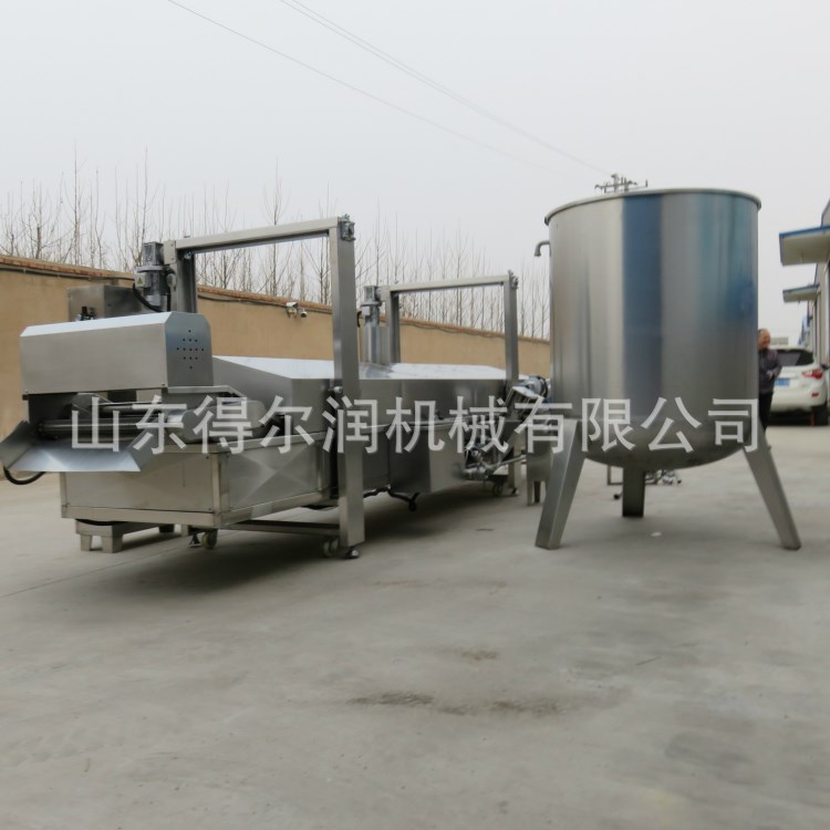 得爾潤機械 紅薯片油炸機 地瓜片油炸生產線 不銹鋼材質