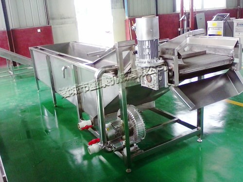 供應 瓜子仁油炸設備成套流水線/山東盛康食品機械制造