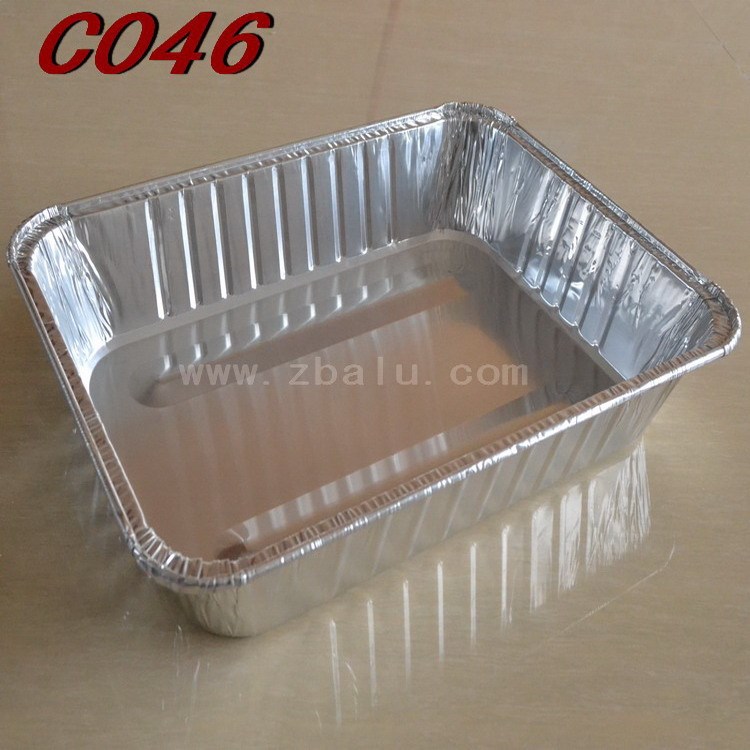 酒店加厚鋁箔燒烤盤 長方形鋁箔大盒子 鋁箔容器【歡迎訂購】
