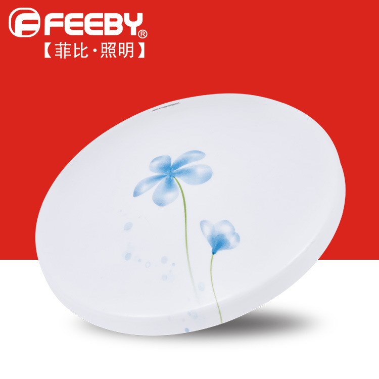 菲比照明 出口贸易OEM 亚克力LED吸顶灯 蓝雪花 6W/10W/15W/20W