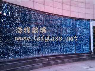 LED智能玻璃屏 發(fā)光玻璃 廣場幕墻玻璃光電玻璃