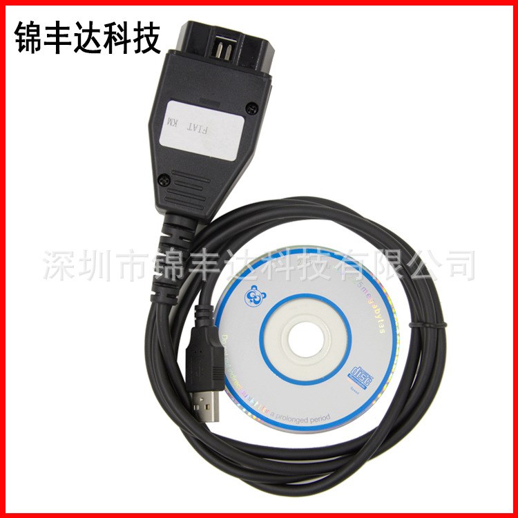 KM TOOL VIA OBD2 For FIAT汽車里程表檢測儀校正工具