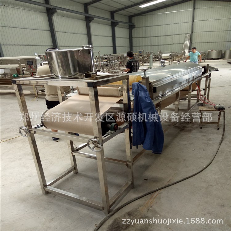 小型仿手工圓形涼皮機 數控蒸汽米皮機東北大拉皮機涼皮機
