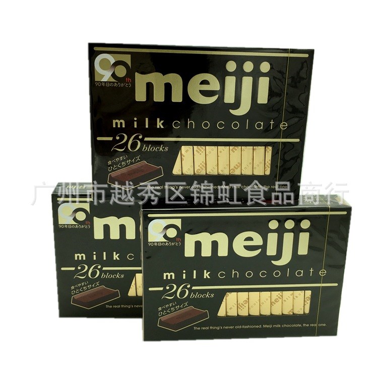 日本巧克力 Meiji明治牛奶钢琴巧克力120g6盒/组8组/箱