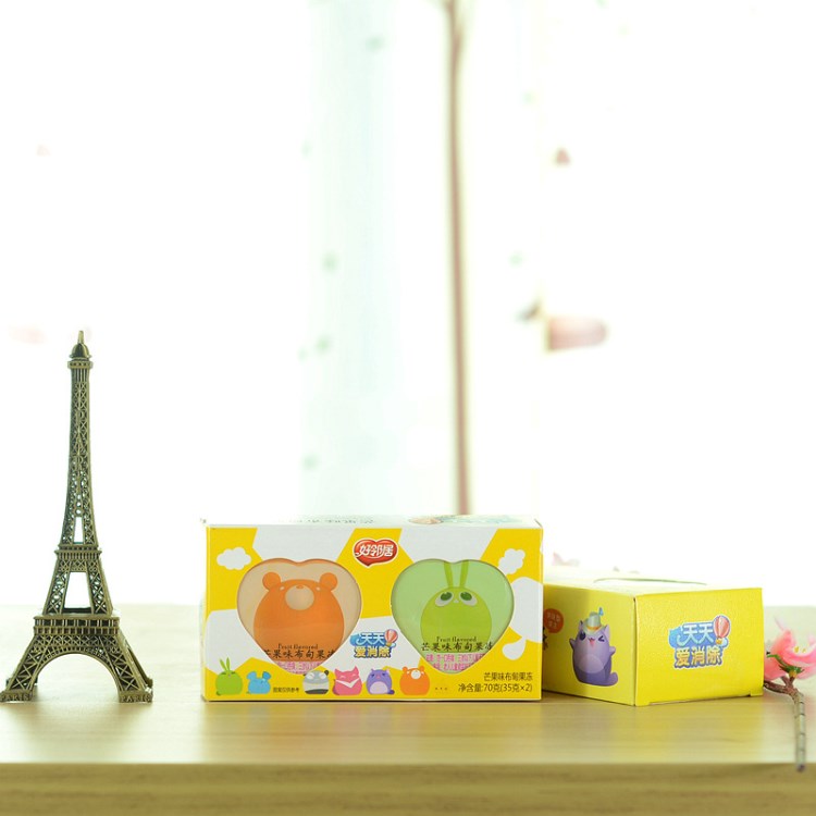 好邻居天天爱布丁果冻布甸果冻多口味70g芒果山竹味儿童零食