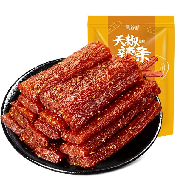 【麻辣新品】蜀道香 天椒麻辣辣條 四川休閑零食辣味食品 298g