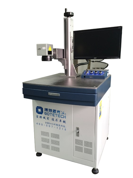 松崗光纖激光鐳雕機|磨盤激光雕刻機|開關面板激光打標機