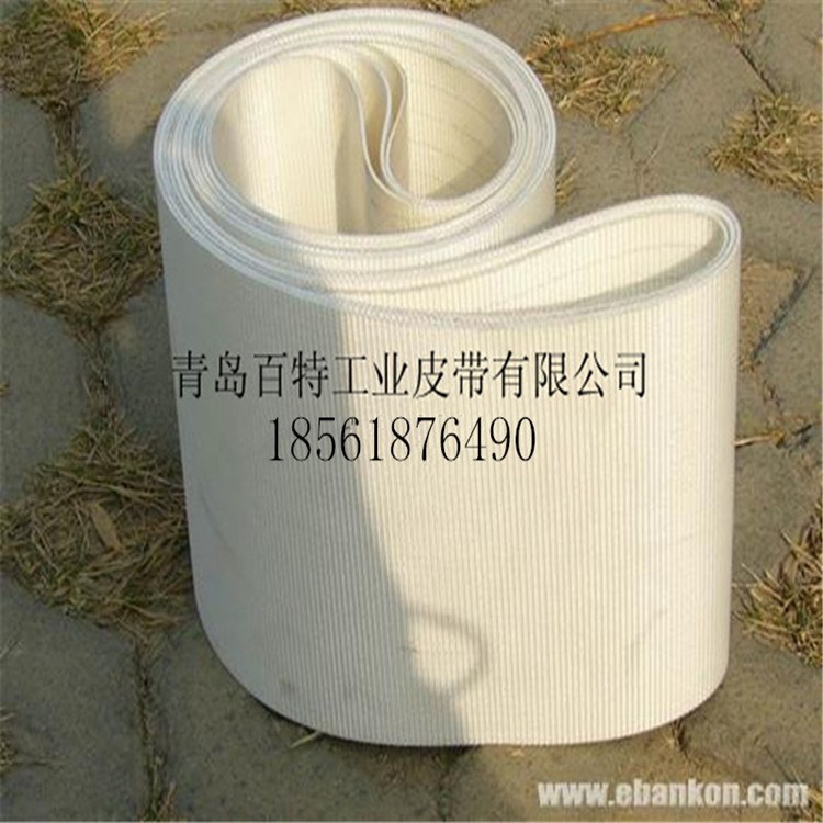 雙面聚酯纖維布，白色輸送帶，食品傳送帶，揉面機(jī)皮帶