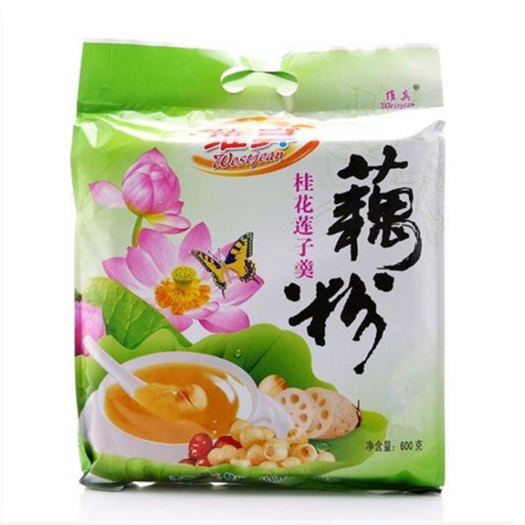 廠家直銷 維真 桂花蓮子藕粉 600g/袋  批發(fā) 誠征各區(qū)代理