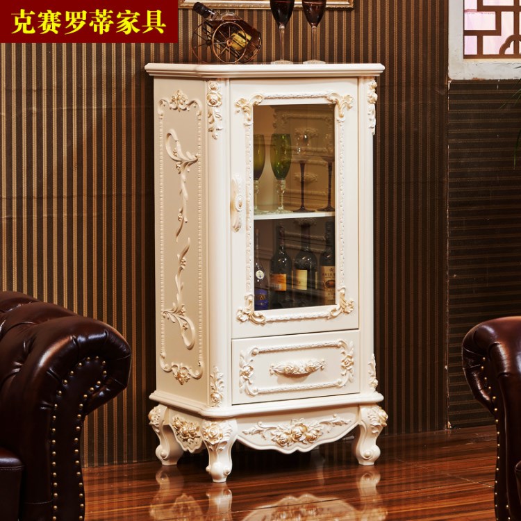 2018歐式奢華新款創意實木酒柜紅酒展示柜 家用柜子定制廠家批發