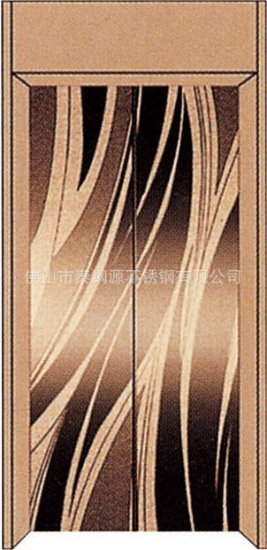 不銹鋼蝕刻電梯門(mén)套裝飾板彩色不銹鋼電梯蝕刻板轎廂裝潢T-DT002