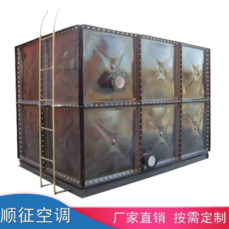 順征搪瓷水箱廠家 組合式搪瓷鋼板水箱 裝配式搪瓷消防水箱