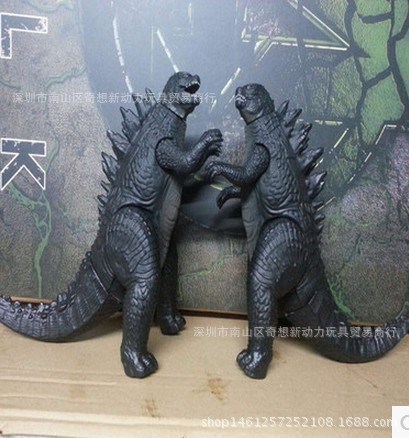 2款哥斯拉2014 GODZILLA 恐龍 怪獸 JAKKS出品 四肢可動玩偶公仔