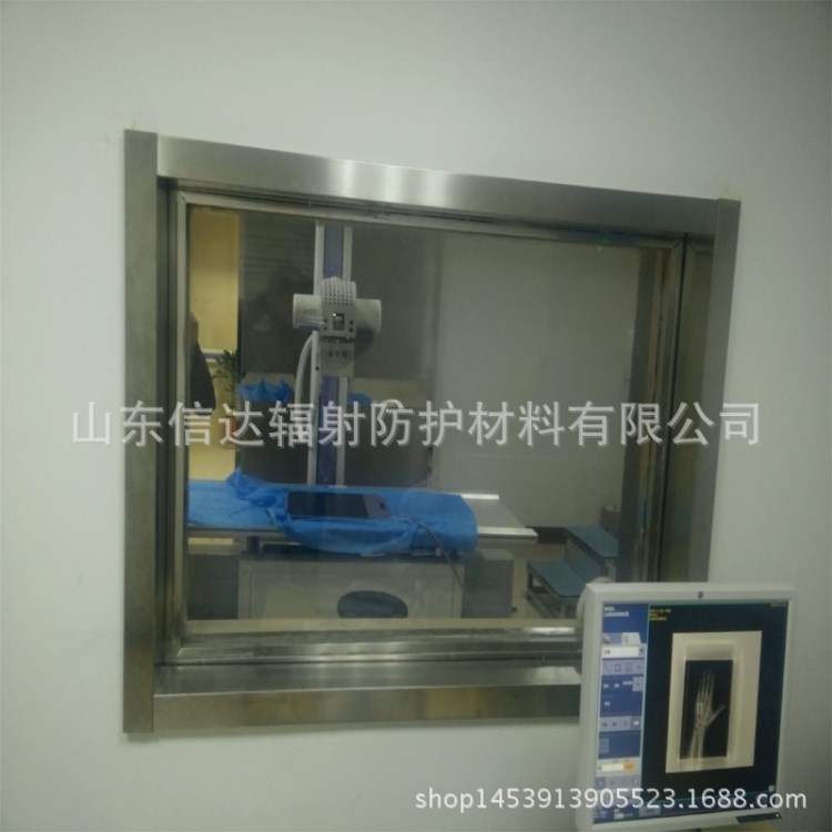 規(guī)格 信達(dá)直銷 輻射防護(hù)鉛玻璃 CT室醫(yī)用鉛玻璃 防磁玻璃