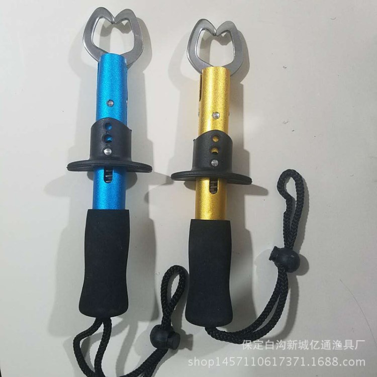 廠家批發(fā)不銹鋼控魚器多功能控魚鉗子夾魚工具迷你捕魚器釣魚用品