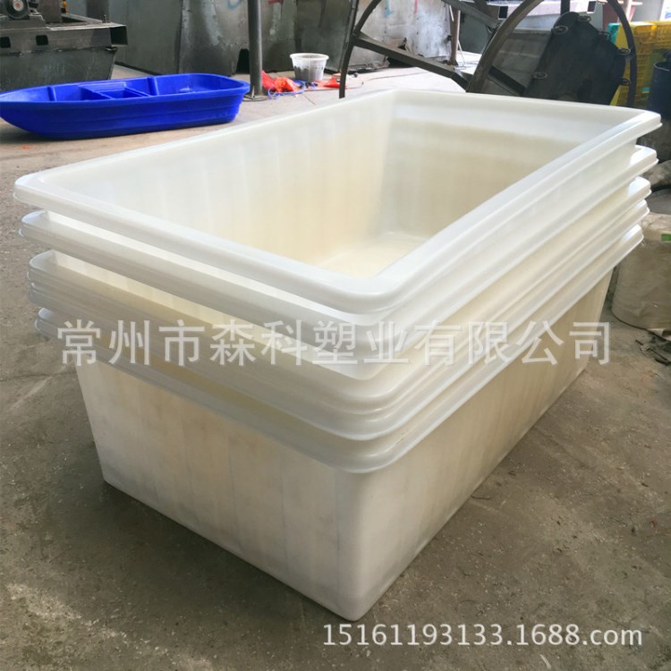 湖州1500l塑料養(yǎng)殖魚箱 常德1.5噸pe方形水箱 通州印染紡織推布車