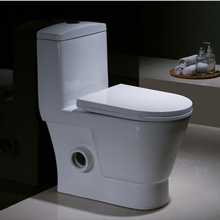 衛(wèi)浴陶瓷馬桶坐便器 左右側(cè)排后排水直沖式大口徑座便器廠家直銷