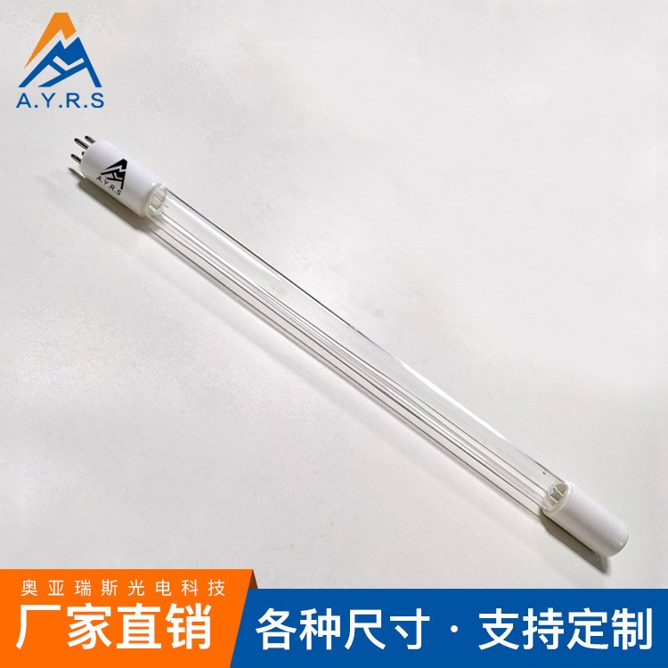 直管紫外線燈 uv燈管 紫外燈管 單端四針廢氣處理燈管 生產(chǎn)