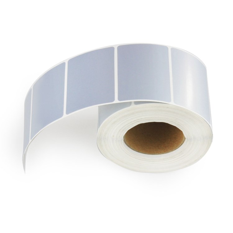 pet亚银纸订制60*40*1000单排横版防水贴纸防油不干胶标签条码纸