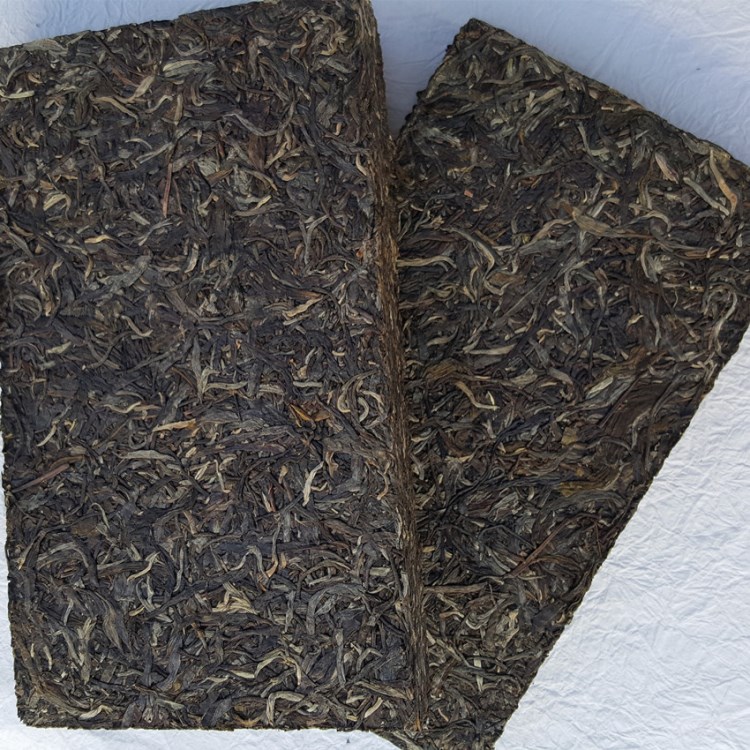 批發(fā)茶葉云南普洱茶生普洱茶磚1公斤1千克裸茶磚冰島昔歸古樹普洱