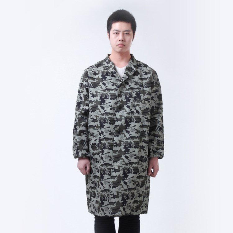 勞保藍大褂迷彩大褂倉庫工作服搬運服訂制印字繡字定做廣告logo