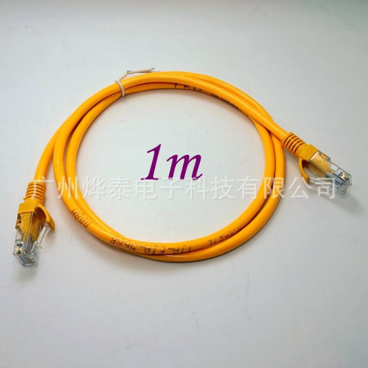 五類網(wǎng)線1米成品跳線CAT5網(wǎng)絡跳線RJ45機制網(wǎng)線足米