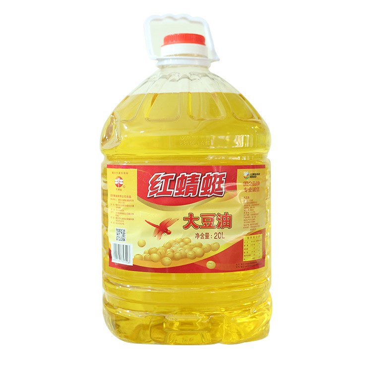 重庆粮油批发红蜻蜓食用豆油大豆油20L