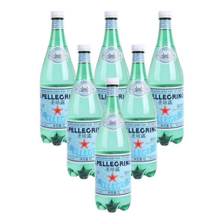 s61pellegrino圣培露充气天然矿泉水61l瓶意大利进口