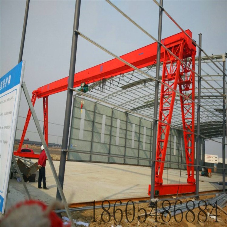 直銷石家莊天津北京單梁龍門吊供應(yīng)3噸5噸10噸電動(dòng)單梁龍門吊