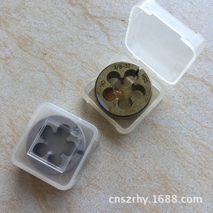 大量供應(yīng)美制-統(tǒng)一制3/8-32UNEF螺紋圓板牙-丸駒（現(xiàn)貨直購(gòu)）