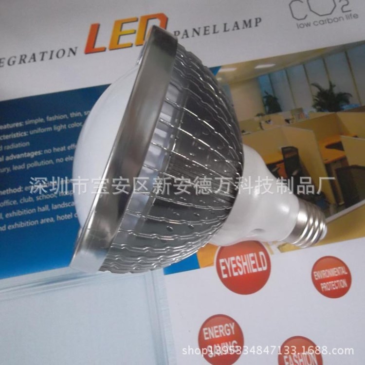 廠家供應(yīng)LED PAR38 12W E27射燈 鰭片式大功率帕燈