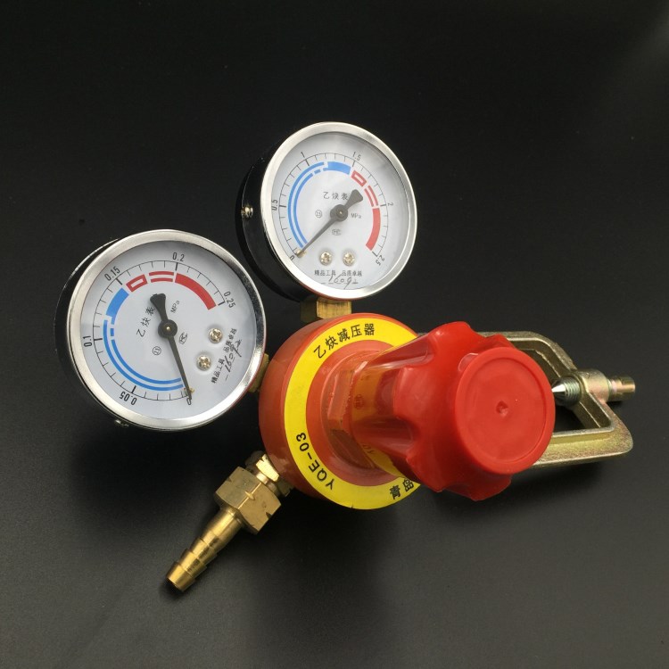廠家直銷乙炔表 全銅精品減壓器 高壓減壓閥 防震乙炔表批發(fā)
