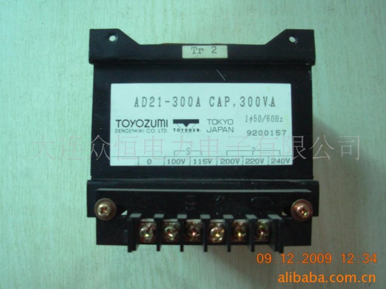 供應(yīng)全新原裝豐澄TOYODEN變壓器AD21-300A