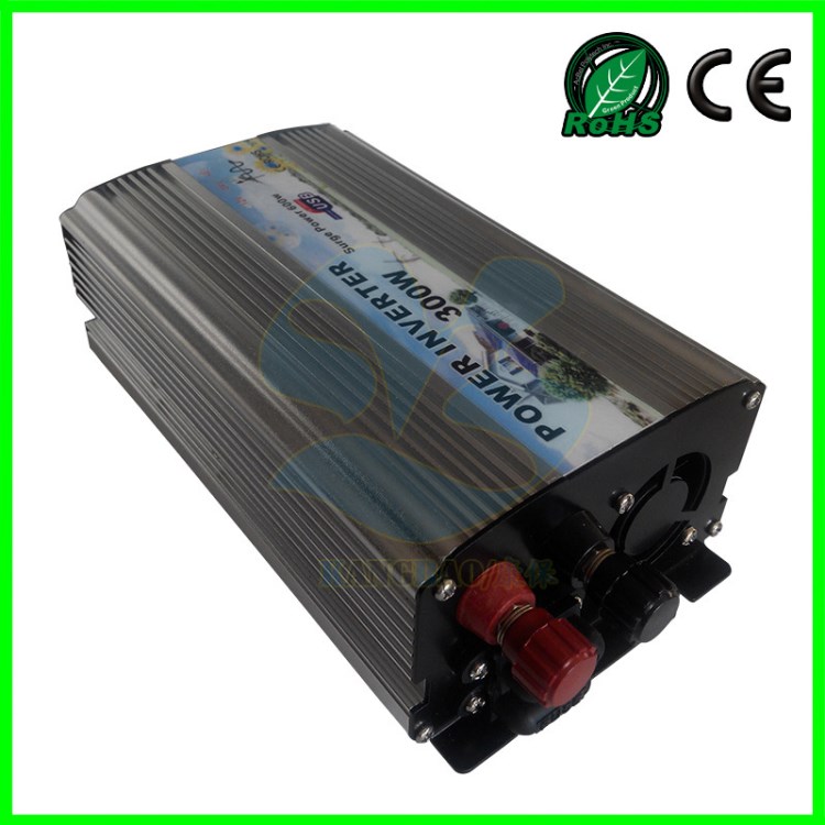 【太阳能逆变器】12V/24V/48V弦波逆变器300W光伏系统专用