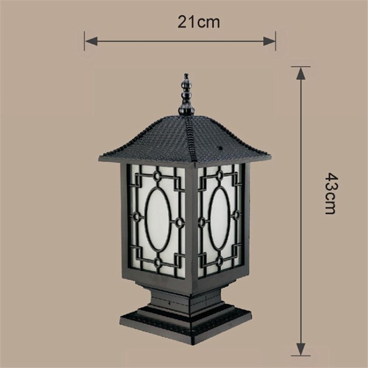 批发围墙柱头灯 园林景观 复古欧式铸铝庭院草坪灯 LED户外壁灯
