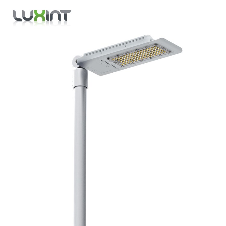 LUXINT LED防水貼片路燈頭80W 90W小區街道照明挑臂路燈外貿品質