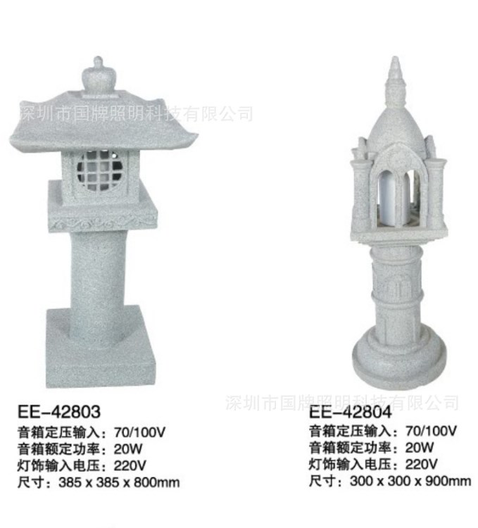 廠家推出仿石頭草坪燈樹脂燈別墅花園草坪燈小區道路景觀燈草坪燈