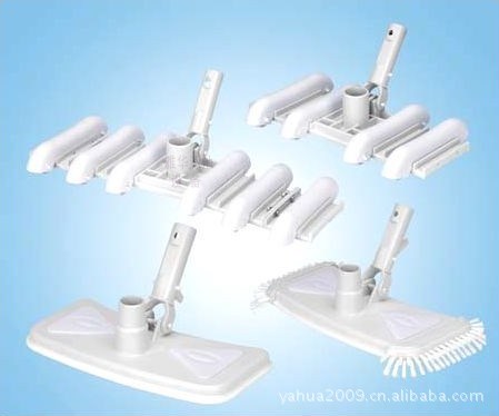 泳池清潔工具深水葉網 泳池清潔設備白色吸污頭