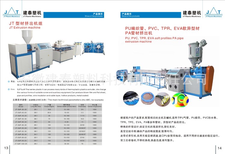 電纜包塑塑料擠出機器      PE管塑料擠出機械   皮帶牽引機