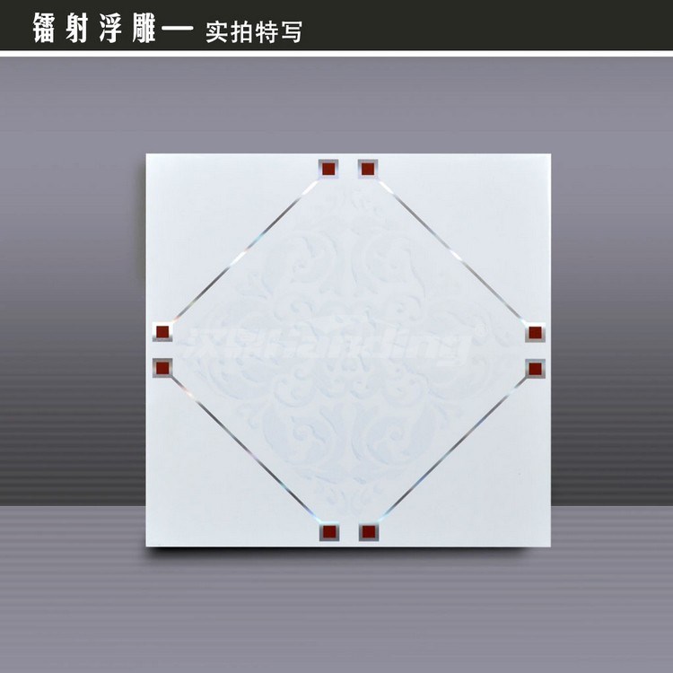 頂友集成吊頂鋁扣板浮雕菱形 廚房衛生間材料天花板 廈門廠家批發