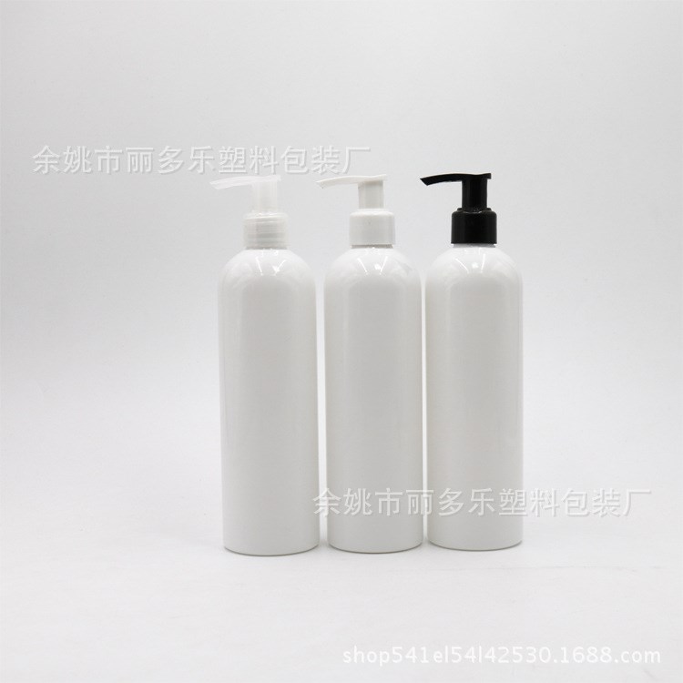 400ml圓肩塑料PET瓶 左右開關泵乳液瓶 洗發水 沐浴露分裝瓶