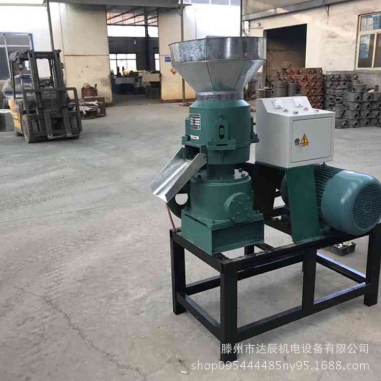 廠家供應300型木屑平模顆粒機貓砂顆粒機平模顆粒機成套加工設備