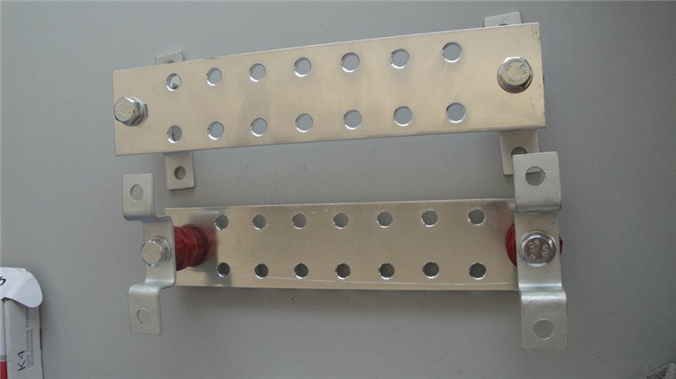 機房防雷接地銅排 接地匯流排 機房等電位端子排8*50*300