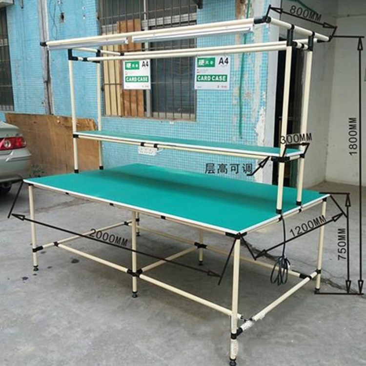 工作臺工廠直供防靜電操作臺檢測臺定制流水線精益管物流周轉車