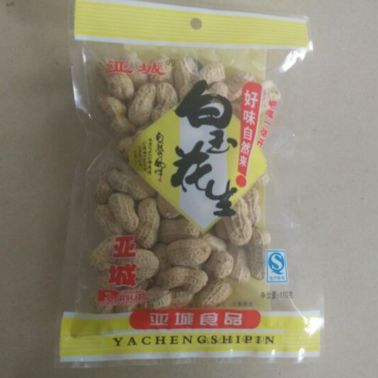 廠家直銷 佰優(yōu)110g白玉口味袋裝花生 健康休閑零食小吃批發(fā)