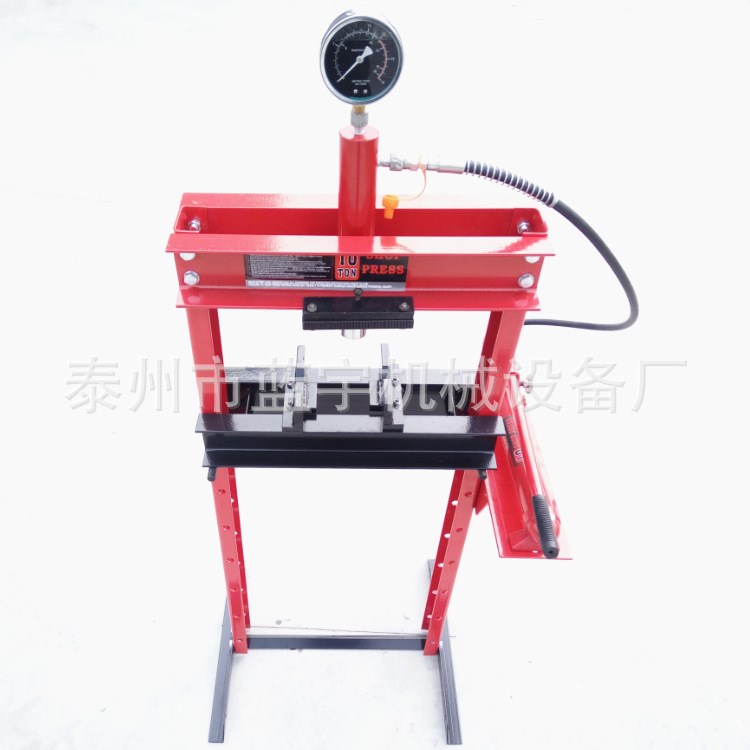 20T多功能手電動壓機 雙柱式帶表液壓機 整形壓機 工業壓床